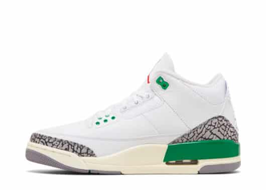 Air Jordan 3 Retro Lucky Green (W) left view