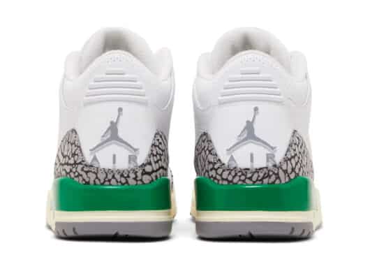 Air Jordan 3 Retro Lucky Green (W) back view