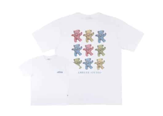 Ambler Colorful Bear Tee White AS1016