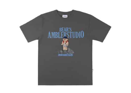 Ambler Hiking Bear Tee Dark Grey AS1011