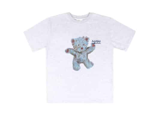 Ambler Oil Painting Bear Tee oatmeal AS1004 front view