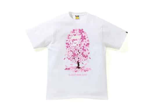 BAPE Sakura Tee (SS21) White front view