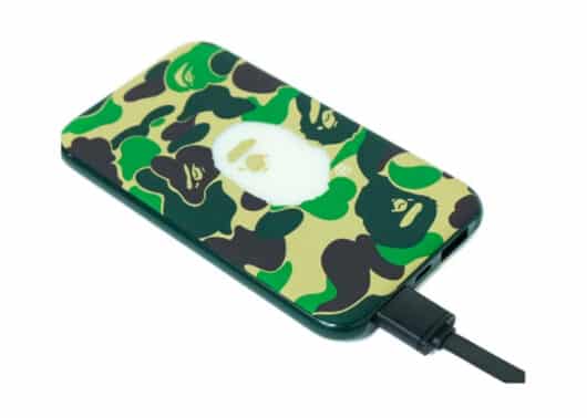 Bape ABC Camo Power Bank Green front view