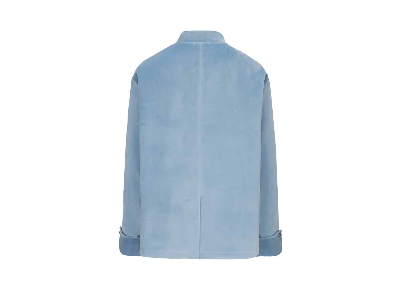 Buy Galliano Landor Velvet Tang Suit Jacket Blue Online in Australia