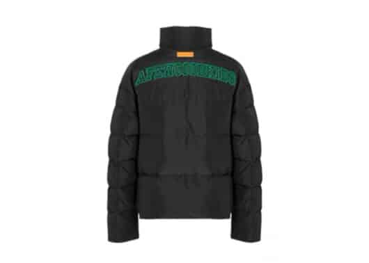 A Few Good Kids Arc Logo Puffer Jacket Black back view