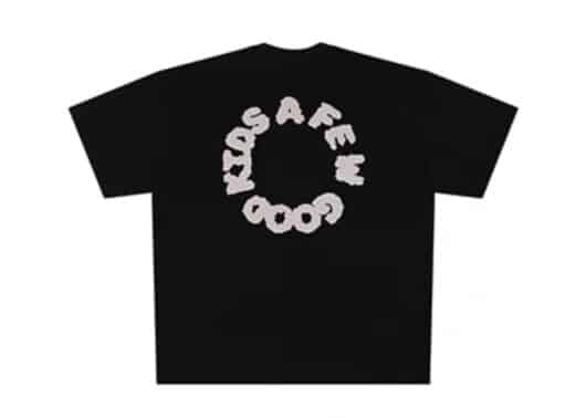 A Few Good Kids Basic Chenille Logo Tee Black back view