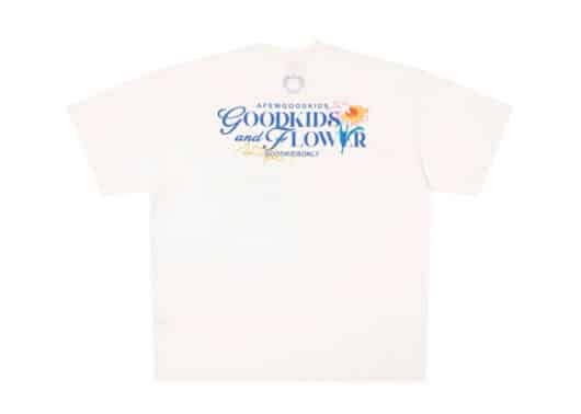 A Few Good Kids GoodKids and Flower Tee White back view