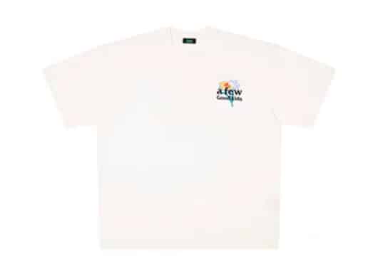 A Few Good Kids GoodKids and Flower Tee White front view
