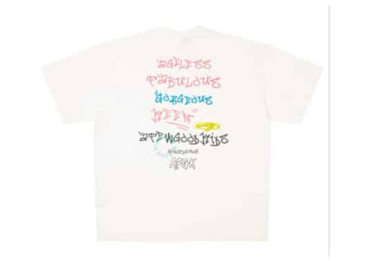 A Few Good Kids Graffiti Writing Tee White front view