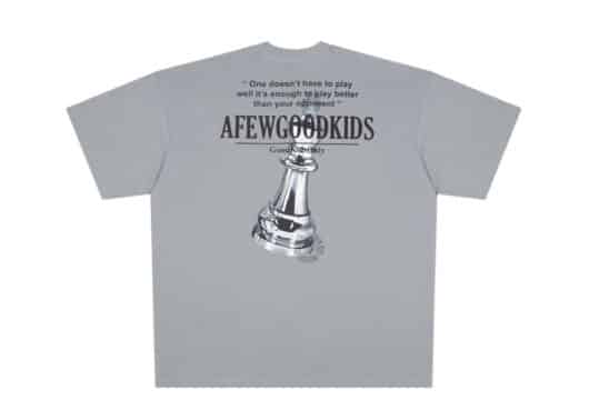 A Few Good Kids King Piece Tee Grey back view