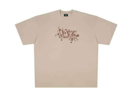A Few Good Kids Paint Splatter Tee Khaki A Few Good Kids Paint Splatter Tee Khaki front view