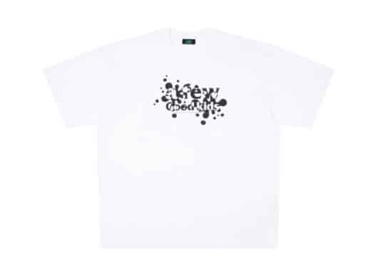 A Few Good Kids Paint Splatter Tee White front view