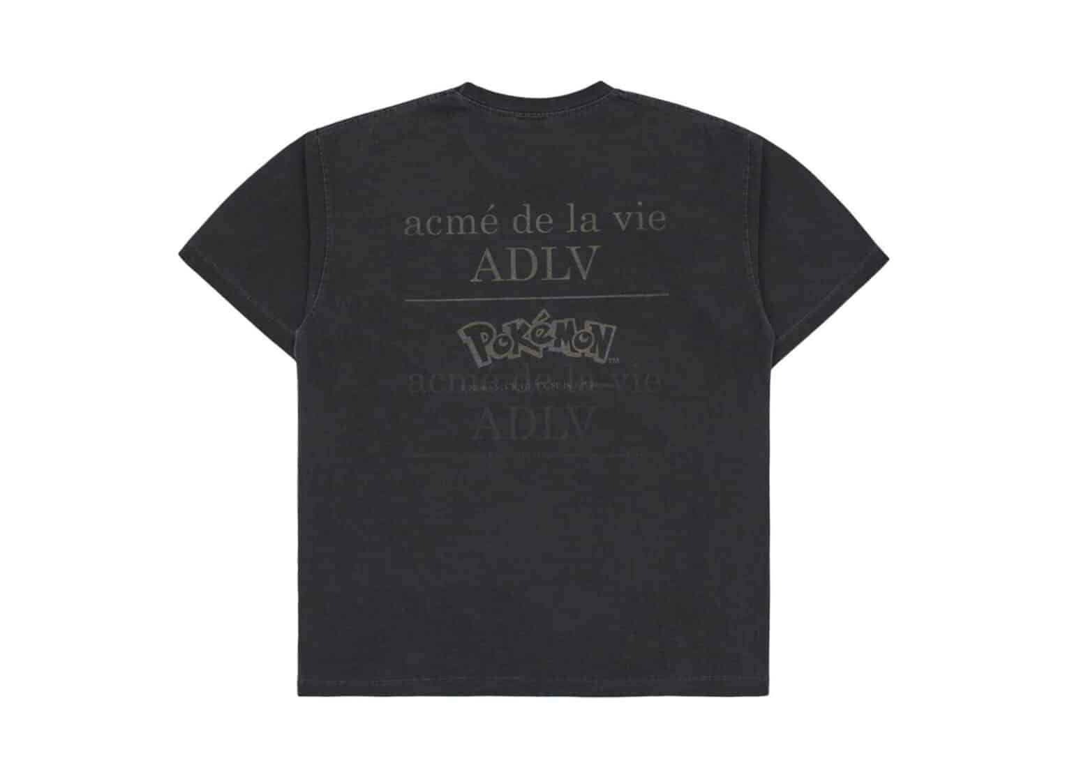Buy ADLV x Pokemon Kkobugi Evolution Pigment Tee Charcoal Online in