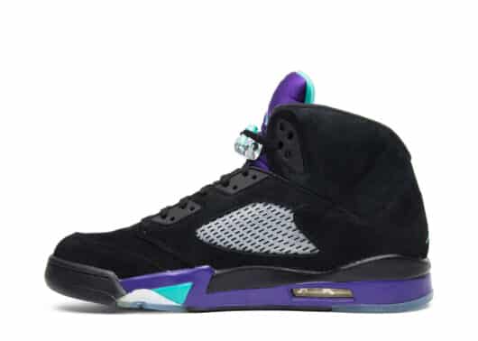 Air Jordan 5 Retro Black Grape (2013) side view