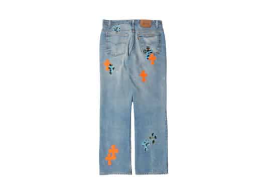 Chrome Hearts Levi's 517 Jeans st.Bath edition back view