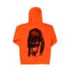 Revenge Durk Bones Hoodie Orange back view