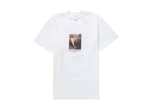 Supreme Bernadette Corporation Fuck Tee White front view