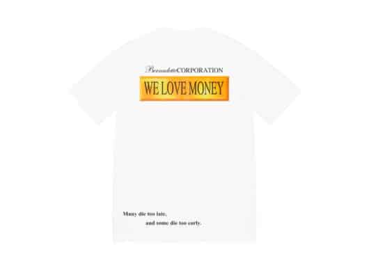 Supreme Bernadette Corporation Money Tee White back view