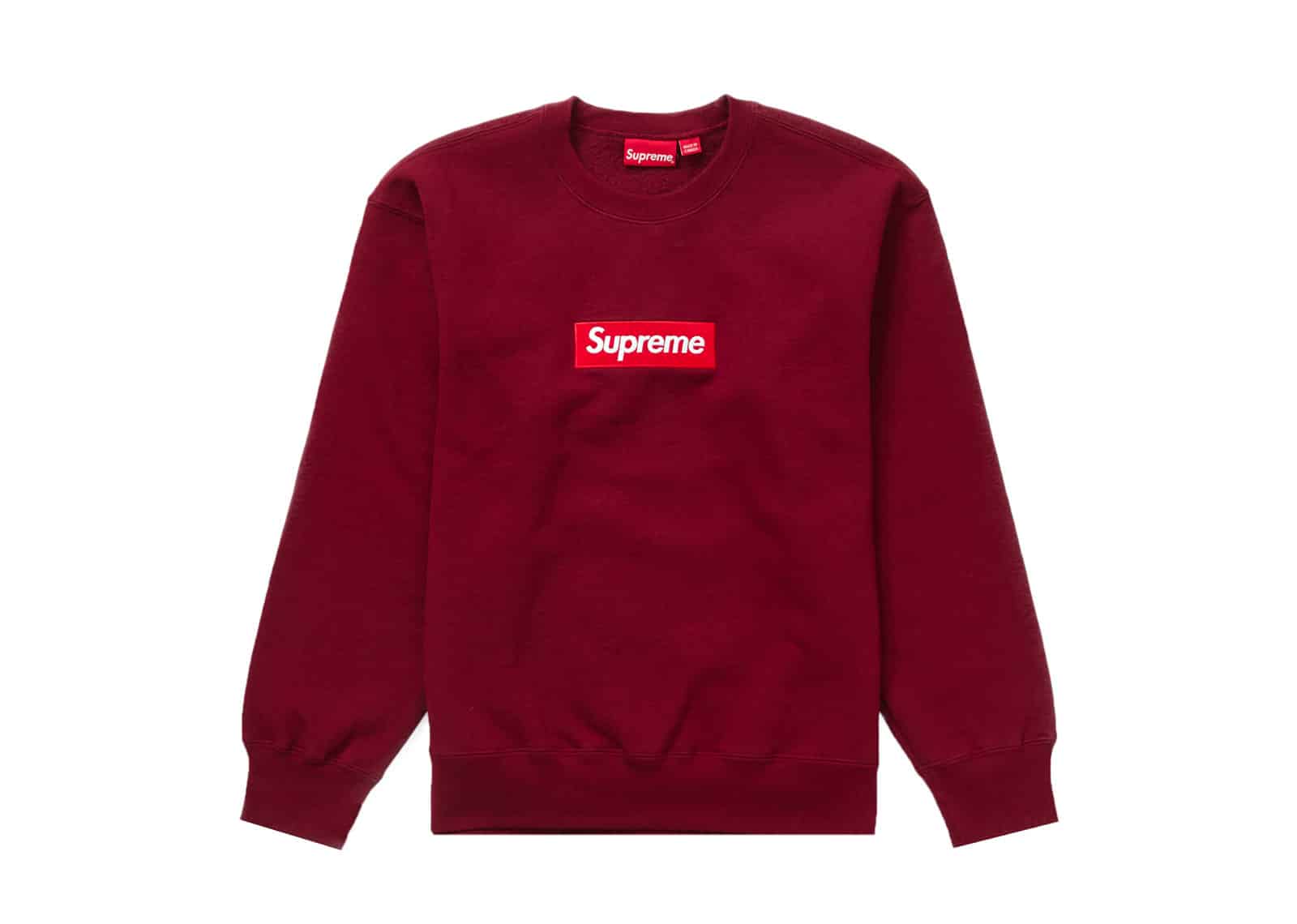 Buy Supreme Box Logo Crewneck (FW22) Cardinal Online in Australia | KickSTW