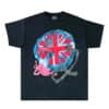 Travis Scott O2 Live Union Jack Tee Black front view