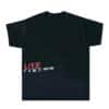 Travis Scott O2 Live Union Jack Tee Black back view