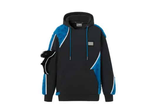 13De Marzo Luminous Stripe Doozoo Hoodie Black