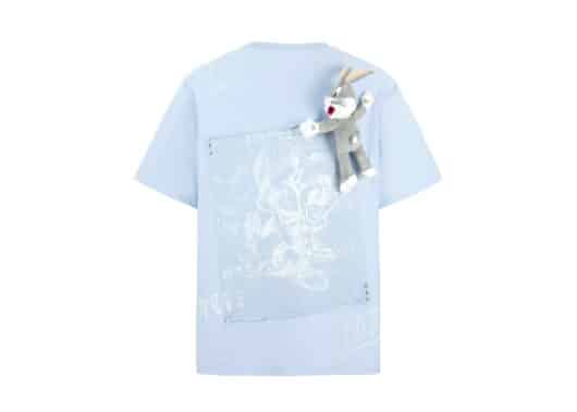 13De Marzo x Looney Tunes Bugs Bunny Sketch Tee Blue back view