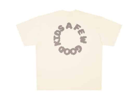 A Few Good Kids Basic Chenille Logo Tee Cream back view