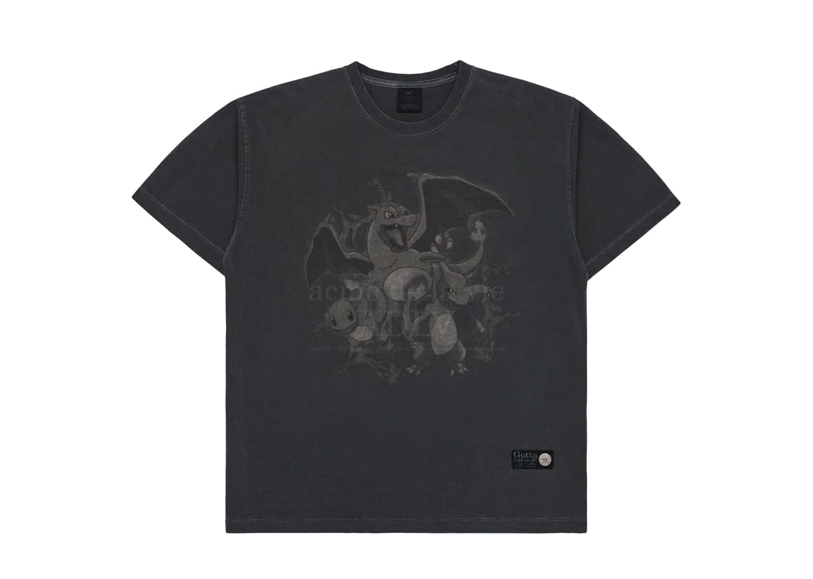 Buy ADLV x Pokemon Fairi Evolution Pigment Tee Charcoal Online in