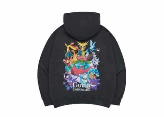 ADLV x Pokemon Gotta Hoodie Charcoal