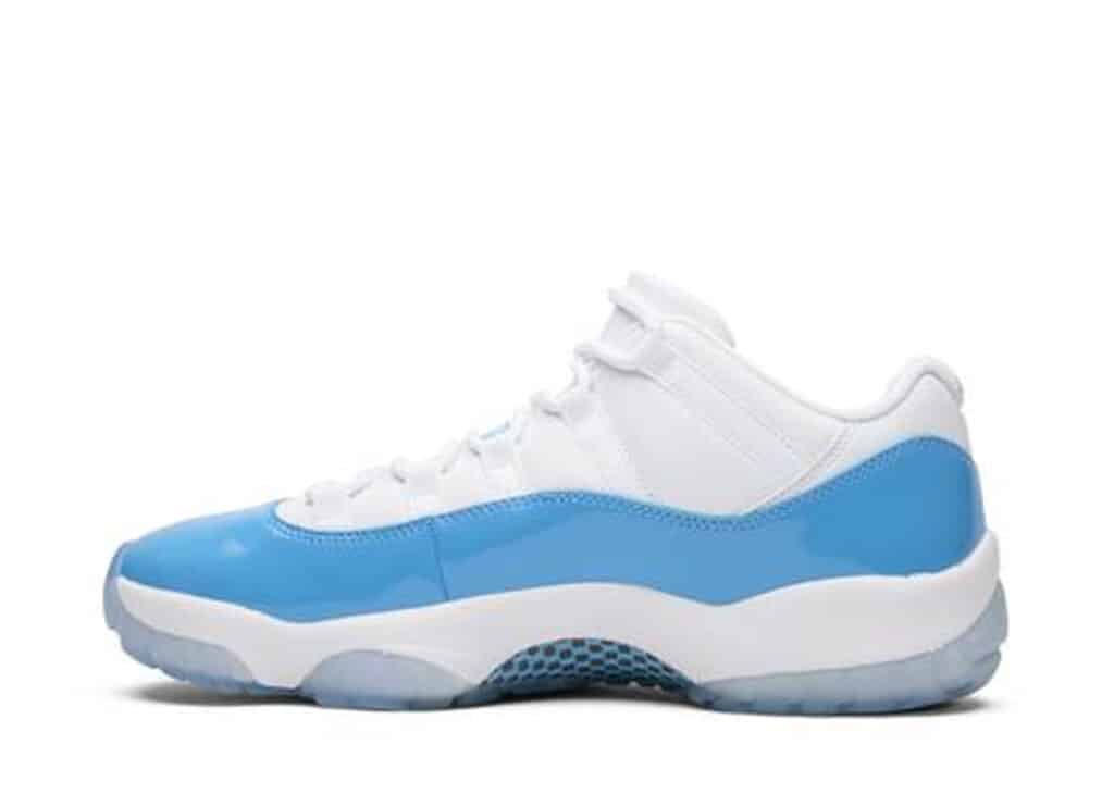 air jordan 11 retro low white university blue