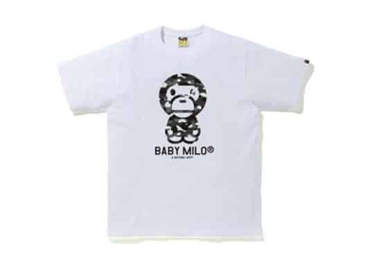 BAPE City Camo Baby Milo Tee White (Glow)