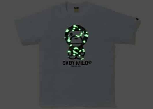 BAPE City Camo Baby Milo Tee White (Glow) - Image 2