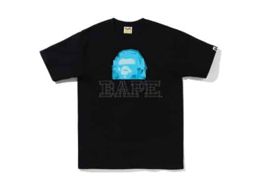 BAPE Polygon Ape Head Tee Black