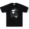 BAPE Speed Racer Big Ape Head Tee Black Black