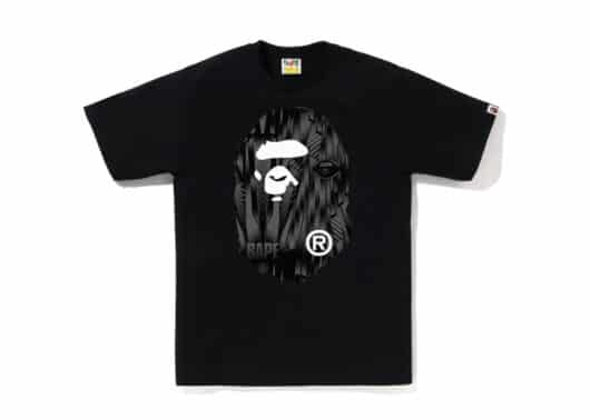 BAPE Speed Racer Big Ape Head Tee Black Black