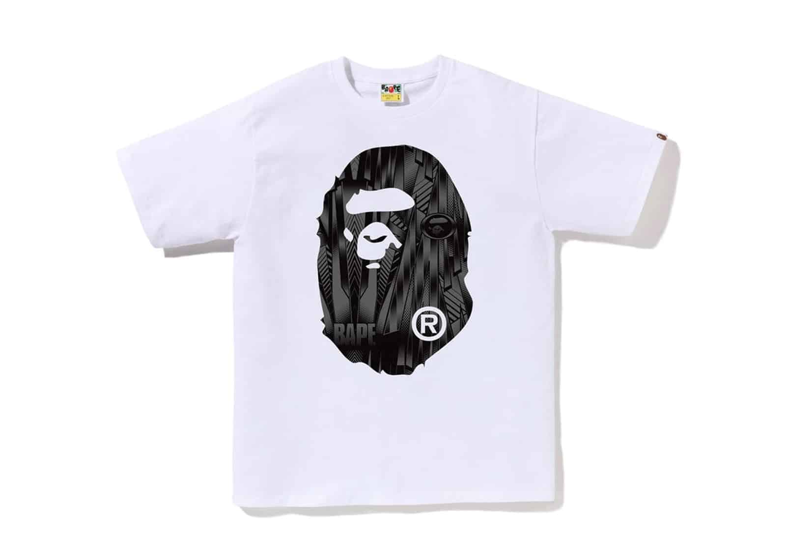 Buy BAPE Speed Racer Big Ape Head Tee White Black Online in Australia ...