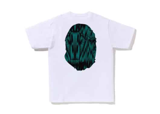 BAPE Speed Racer Big Ape Head Tee White Blue - Image 2