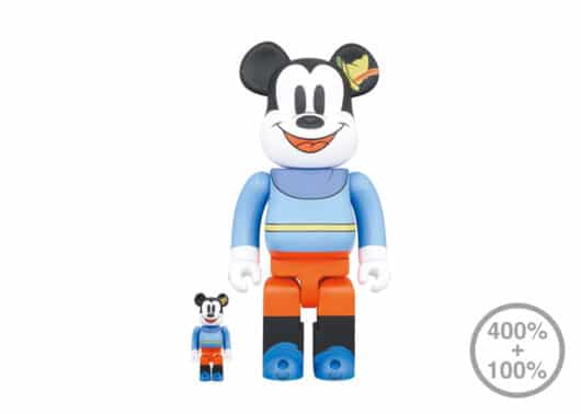 Bearbrick x Disney Mickey Mouse (Brave Little Tailor) 100% & 400% Set