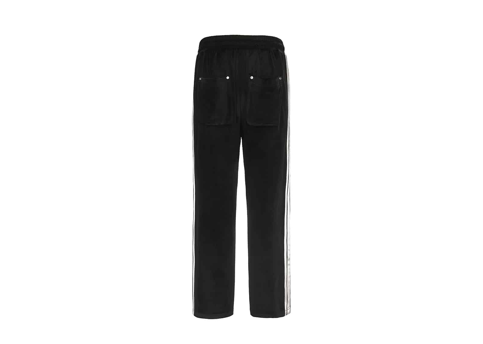 Buy Galliano Landor Velvet Stripe Patchwork Pants Black/White Online in