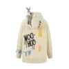13De Marzo x Looney Tunes Daffy Duck Weave Knit Cardigan Khaki back view