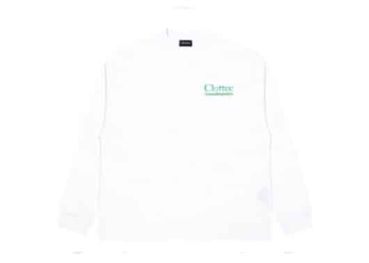 A Few Good Kids x Clottee Basic Logo L/S Tee White - Image 2
