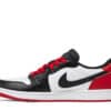 Air Jordan 1 Retro Low OG Black Toe (2023) inside view