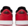 Air Jordan 1 Retro Low OG Black Toe (2023) back view