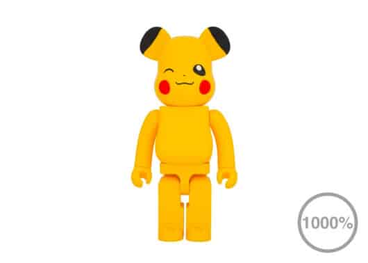 Bearbrick x Pokemon Pikachu Female Ver. 1000% Yellow