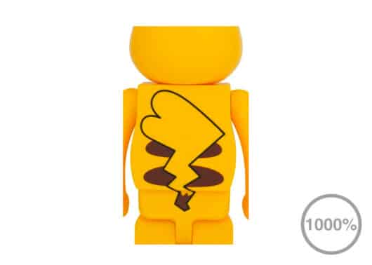 Bearbrick x Pokemon Pikachu Female Ver. 1000% Yellow