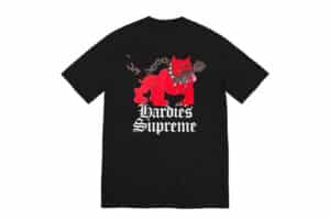 Supreme Hardies Dog Tee Black back view