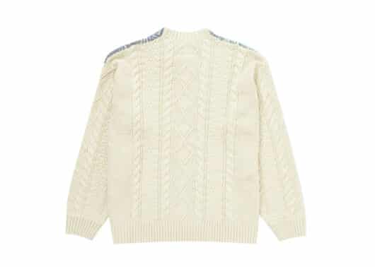 Supreme Kurt Cobain Sweater White back view