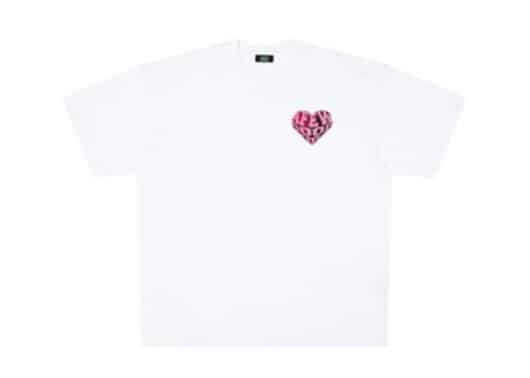 A Few Good Kids 3D Heart Logo Tee White front view