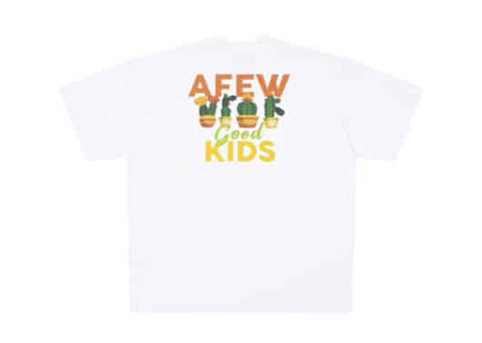 A Few Good Kids Cactus Logo Tee White back view